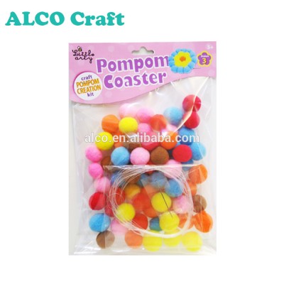 DIY Handmade Craft PomPom Creation Kit Kids Craft Kit