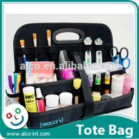 Molly's 600D polyester make up and tool organizer tote bag