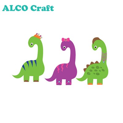 Dinosaur Handmade Doll Craft Kit DIY Kids Activity Fun Cut Outs