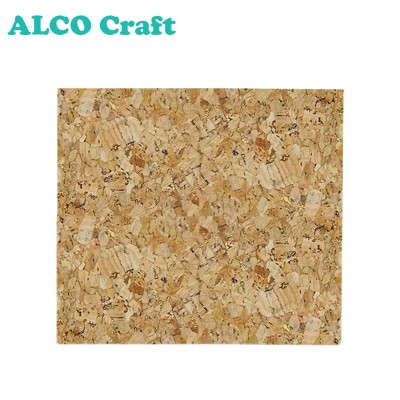 3pcs 148x210mm Glitter cork fabric sheets craft kit