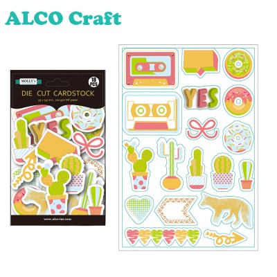 2016 Cactus shape custom scrapbooking die cuts for paper crafts